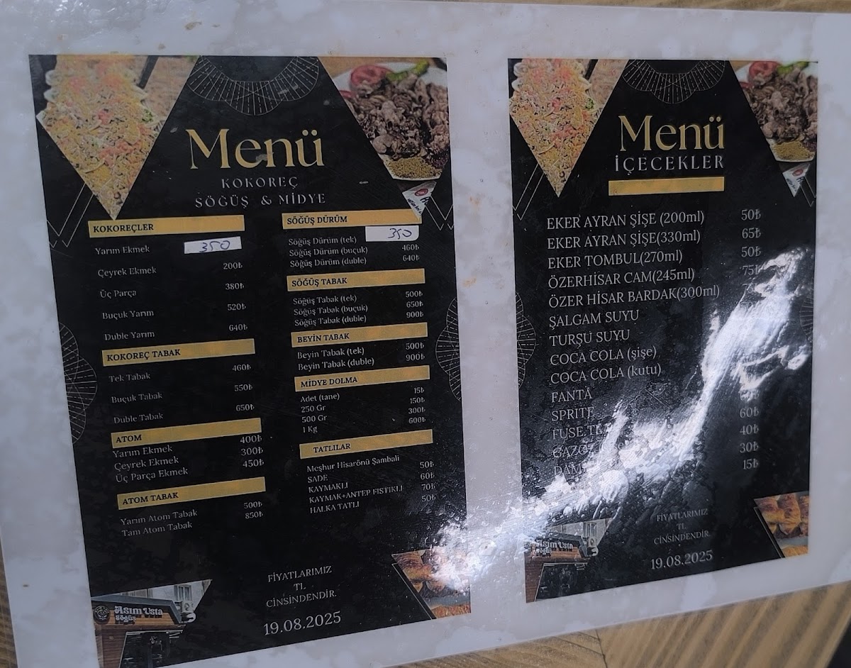 Menu Kokorecci Asim Usta-6